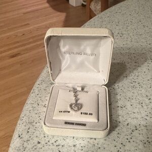 Sterling Silver Heart Pendant Necklace
